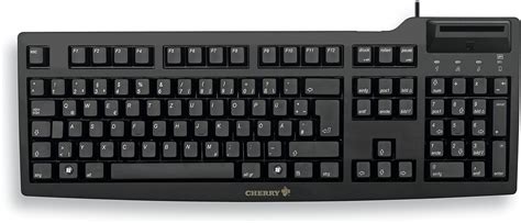 cherry smart card keyboard|backlit keyboard with card reader.